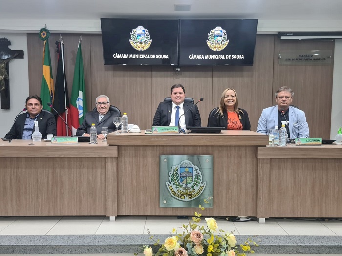 C Mara Municipal De Sousa Realiza Sess O De Abertura Dos Trabalhos